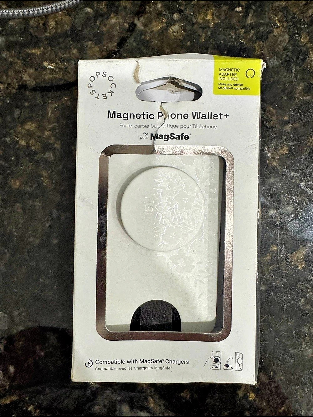 PopSockets Magnetic Phone Wallet+, Damaged Box